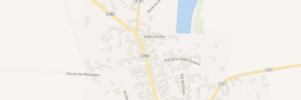 Plan du 28 Rue Grande Rue (arces) à Arces-Dilo