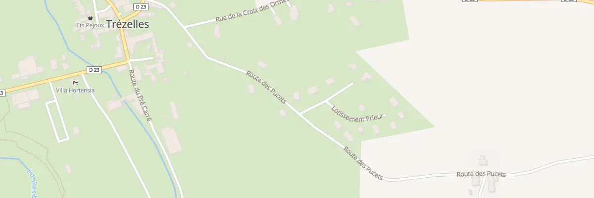 Plan du 5259 Prieur à Trézelles