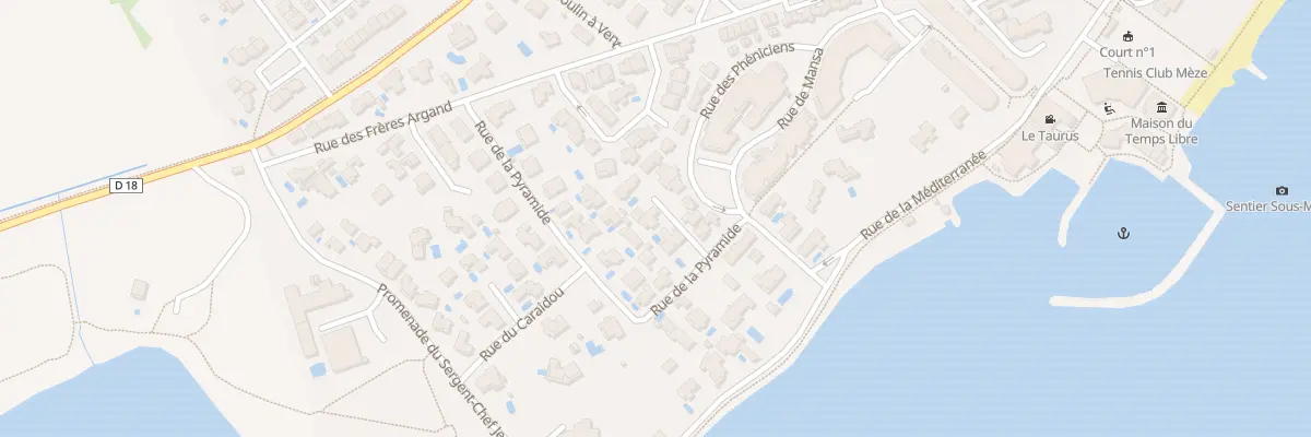 Plan du 15B Rue de la Pyramide à Mèze