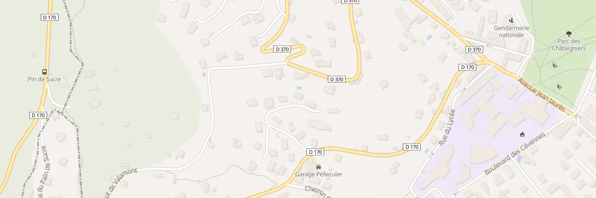 Plan du 9134 Valamont au Vigan