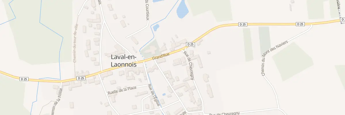 Plan du 9004 Gr Grande Rue à Laval-en-Laonnois