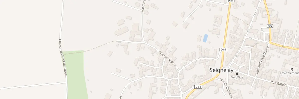 Plan du 23 Rue de l’Abican à Seignelay