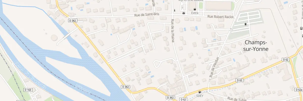 Plan du 10 Sq Saint Louis à Champs-sur-Yonne