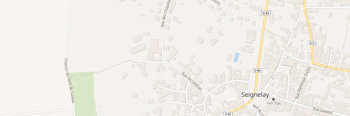 Plan du 30 Rue de l’Abican à Seignelay