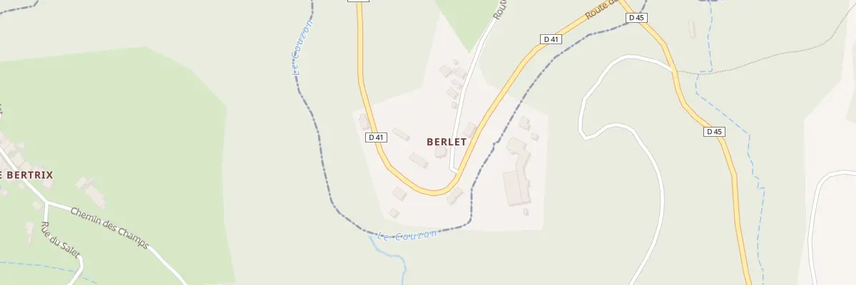 Plan du 780 Rte de Jabiol à Aubusson-d’Auvergne