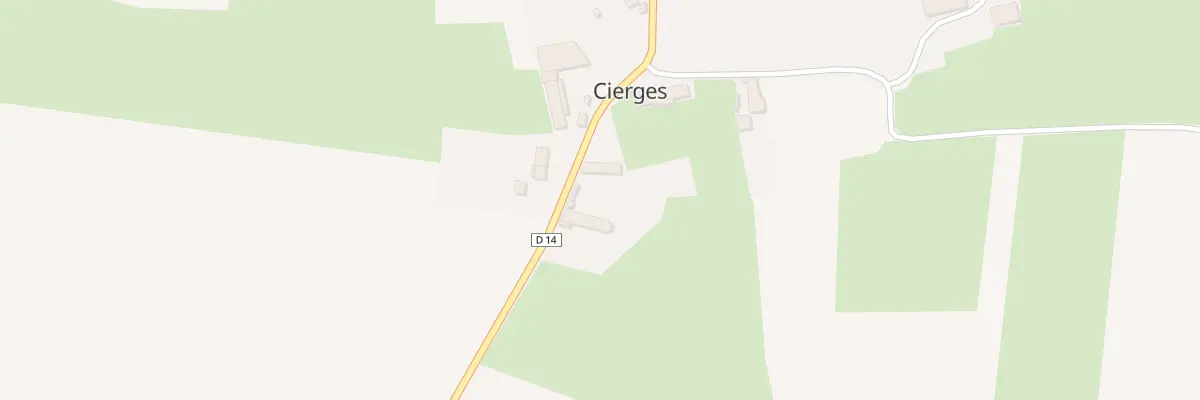 Plan du 2 Rue Principale à Cierges