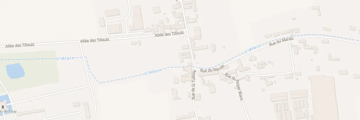 Plan du 4 Rue du Poste à Pouy-sur-Vannes