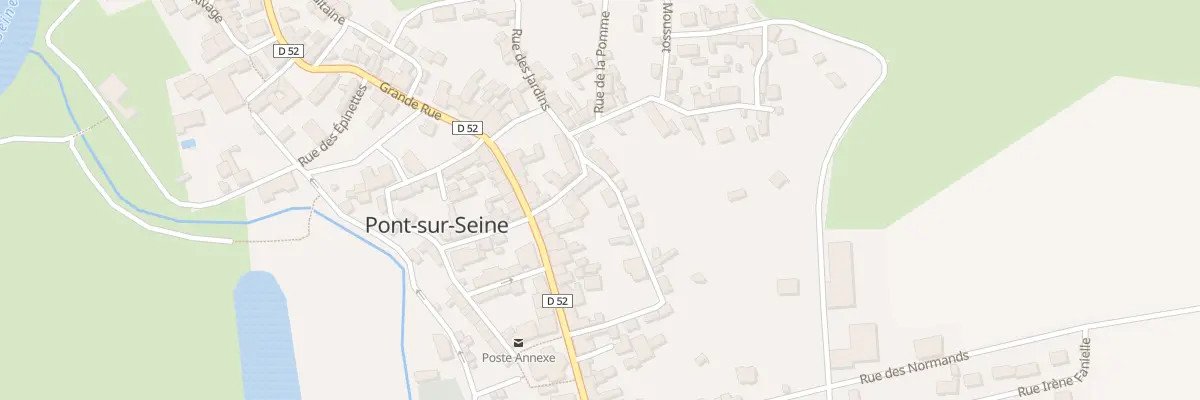 Plan du 9001 Rue du Chateau Gaillard à Pont-sur-Seine