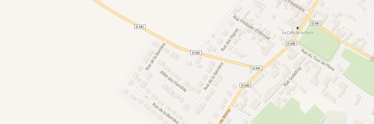 Plan du 4 Rue de Vivaise à Aulnois-sous-Laon