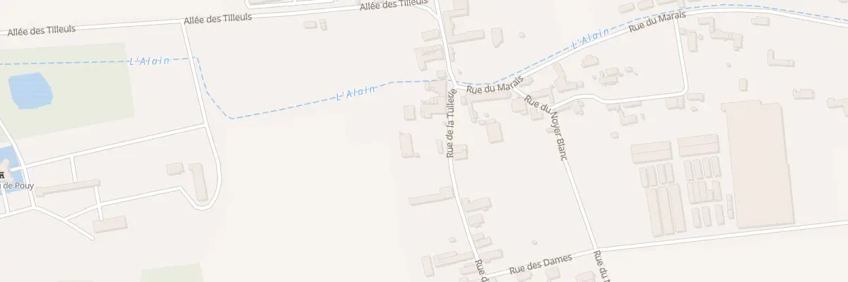 Plan du 5 Rue de la Tuilerie à Pouy-sur-Vannes