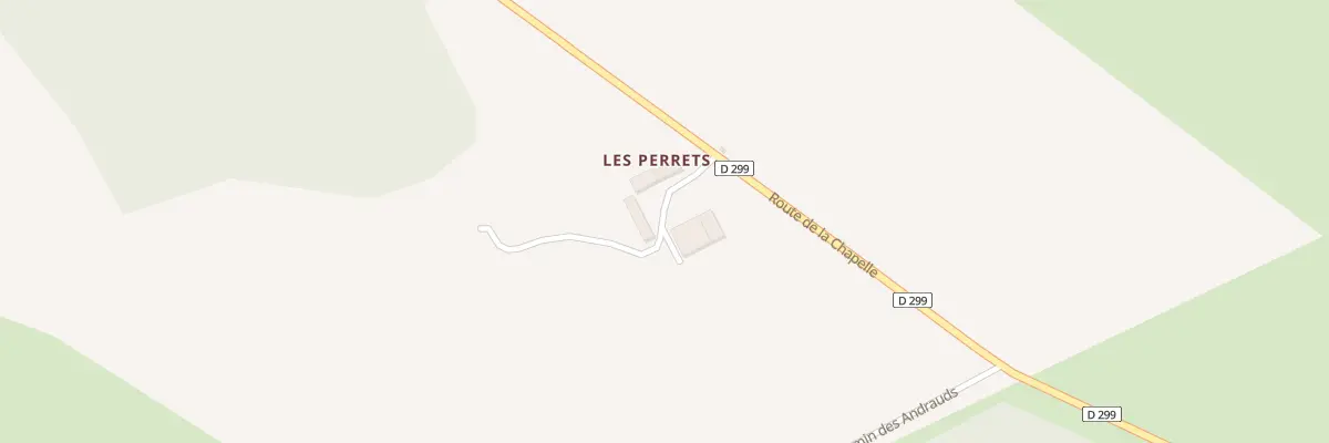 Plan du 5086 Les Perrets à Paray-le-Frésil