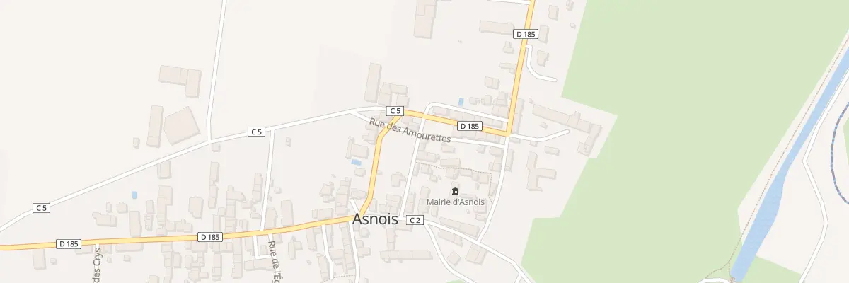 Plan du 19 Le Bourg à Asnois