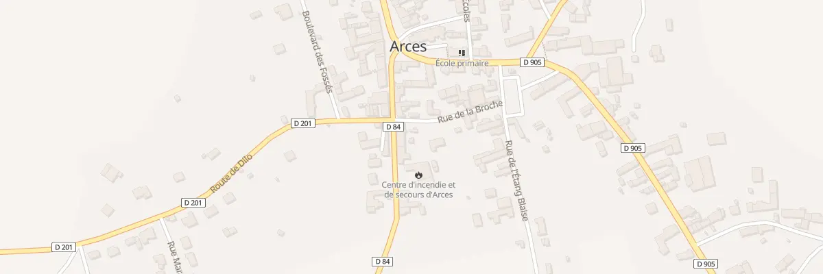 Plan du 5 Rte de Brienon à Arces-Dilo