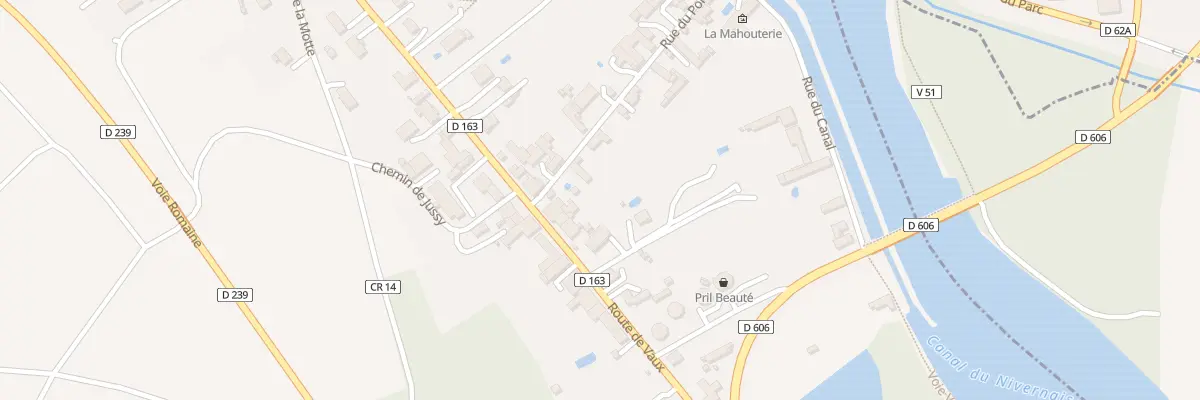 Plan du 16 Rte de Vaux à Escolives-Sainte-Camille