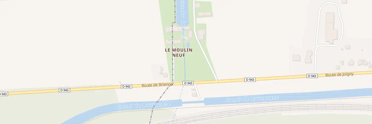 Plan du 57 Rte de Joigny à Brienon-sur-Armançon