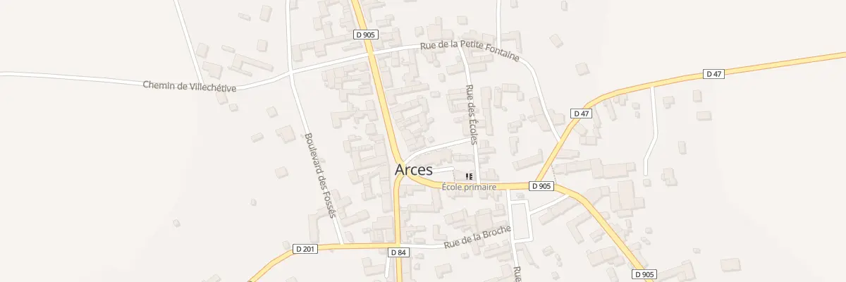 Plan du 3 Rue de l’Eglise à Arces-Dilo