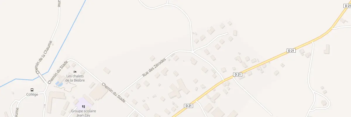 Plan du 16 Rue des Zerodes à Jaligny-sur-Besbre