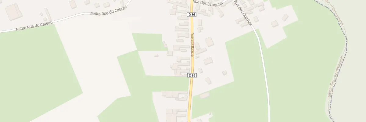 Plan du 30 Rue de Bazuel à Pommereuil