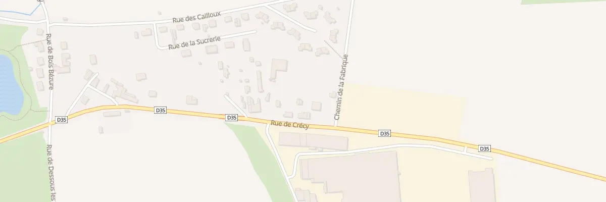 Plan du 33 Rue de Crécy à Pouilly-sur-Serre