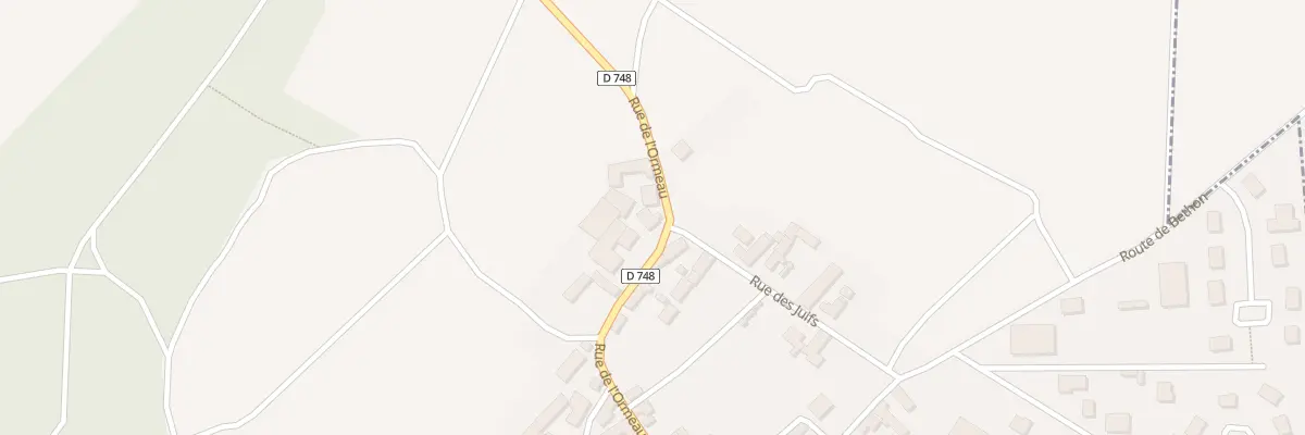 Plan du 13 Rue de l’Ormeau à Montgenost