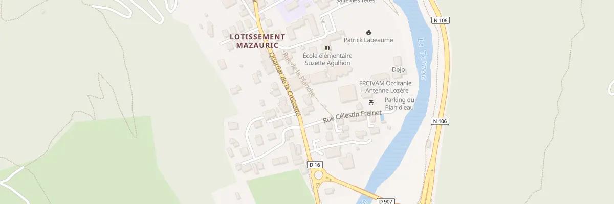 Plan du 15 Vc Qua de la Croisette à Florac Trois Rivières