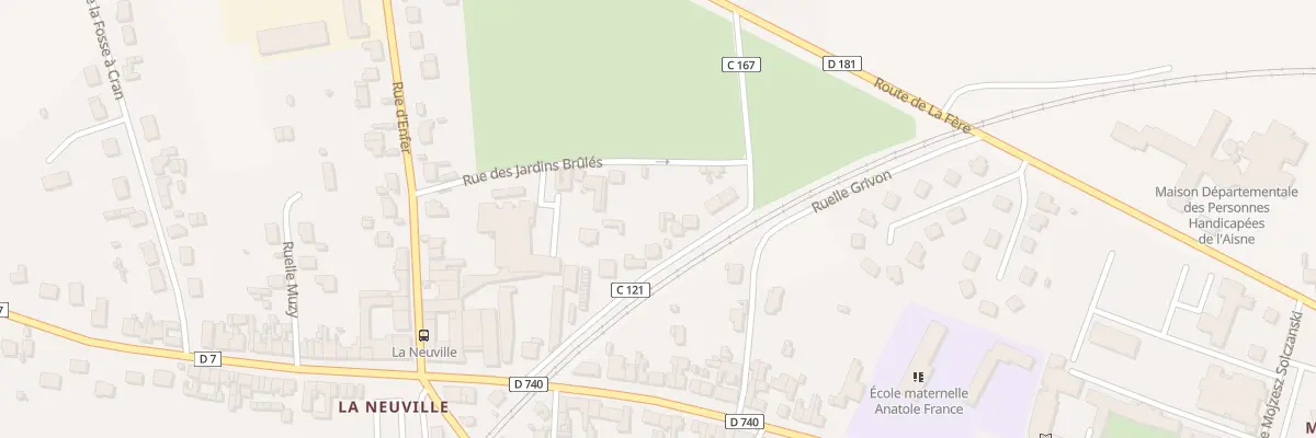 Plan du 13 Rue de la Procession à Laon