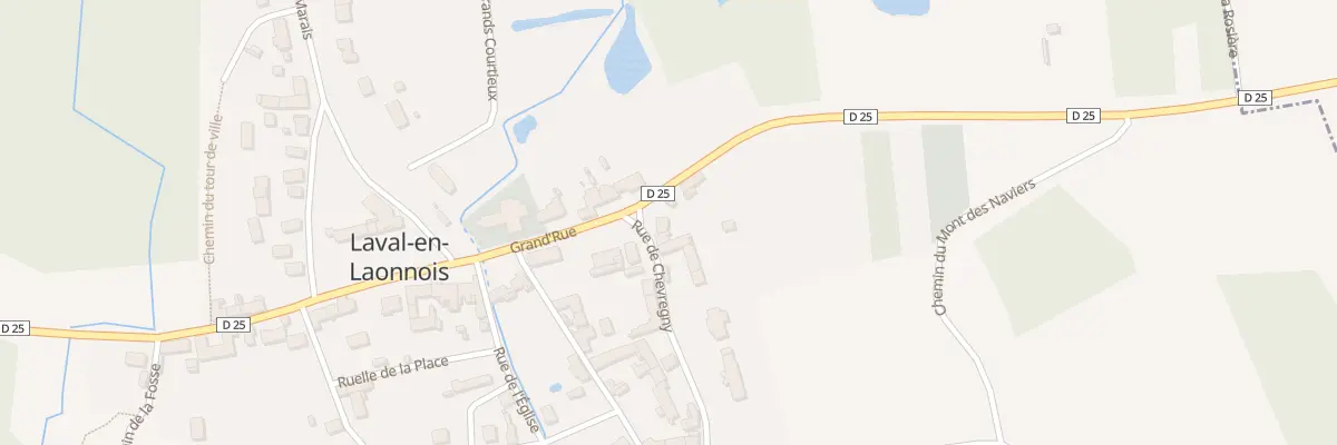 Plan du 3 Rue de Chevregny à Laval-en-Laonnois