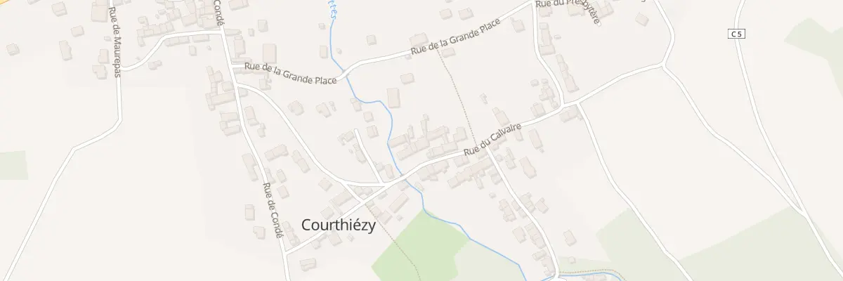 Plan du 5 Rue du Calvaire à Courthiézy