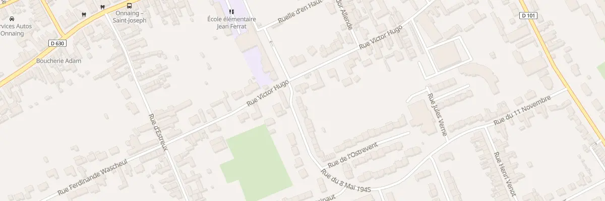 Plan du 1 Rue du Huit Mai 1945 à Onnaing