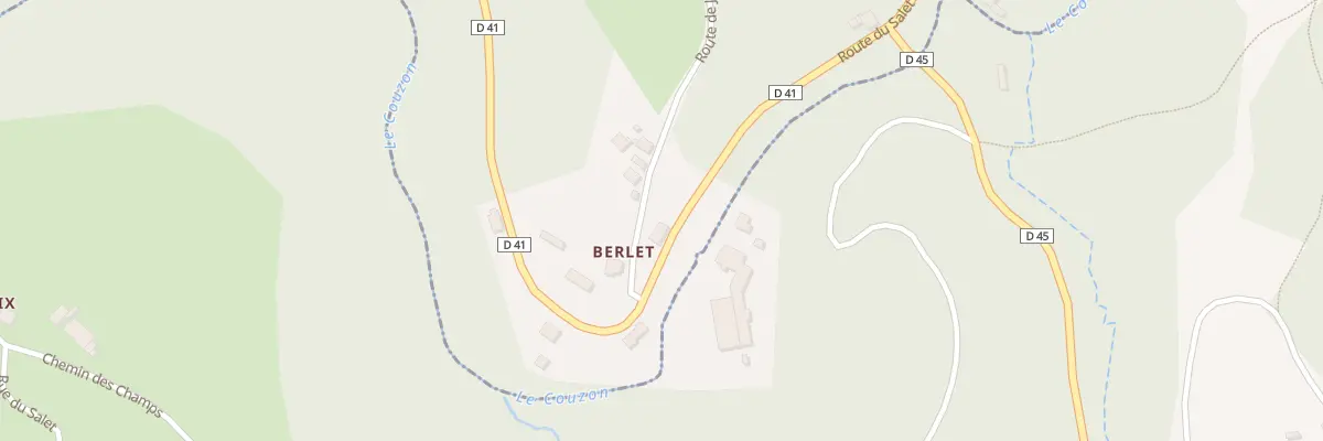 Plan du 5093 Berlet à Aubusson-d’Auvergne