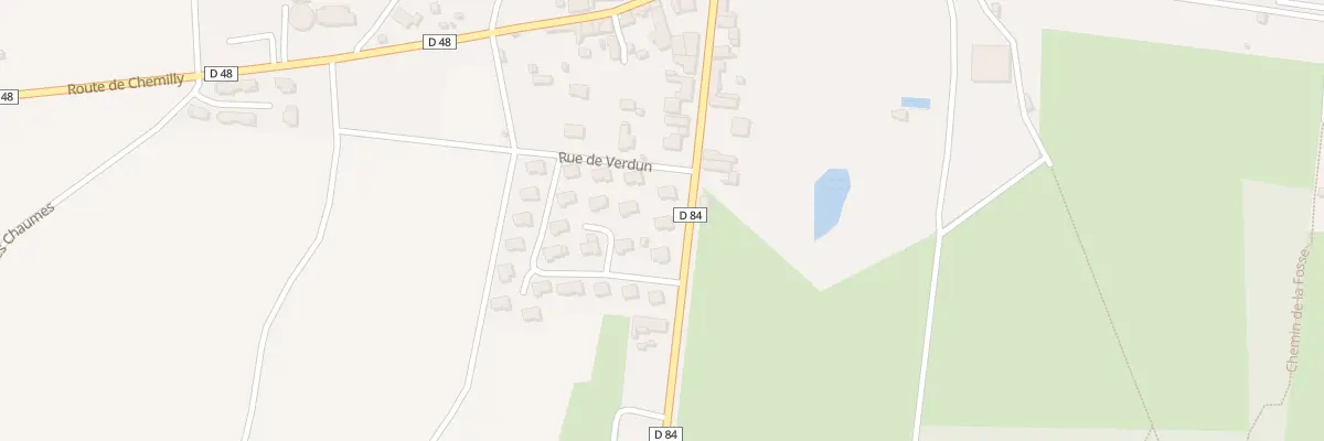 Plan du 22 Rue d’Auxerre à Seignelay