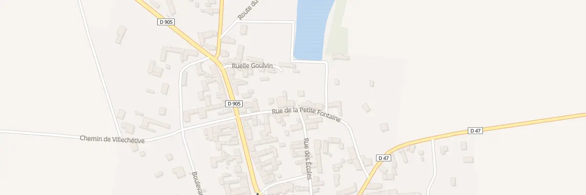 Plan du 3 Rue de la Petite Fontaine à Arces-Dilo