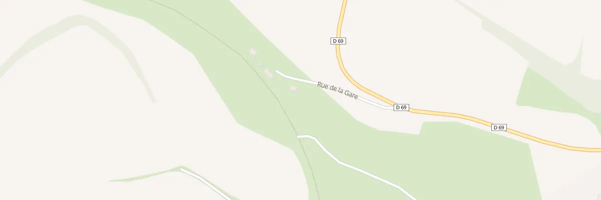 Plan du 1 Rue de la Gare à Tupigny