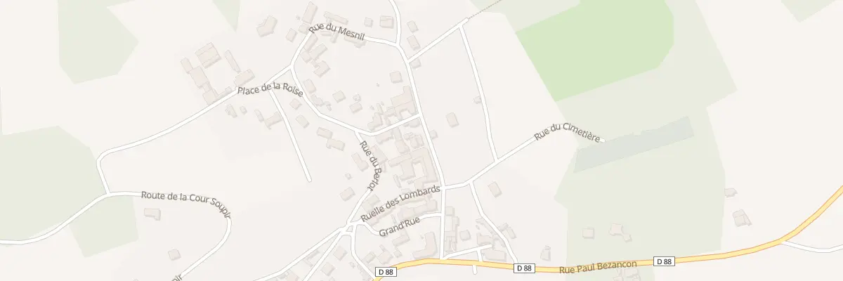 Plan du 7 Rue de Paris à Soupir