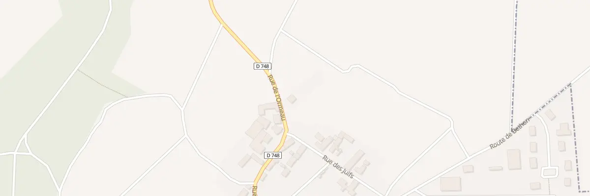 Plan du 12 Rue de l’Ormeau à Montgenost