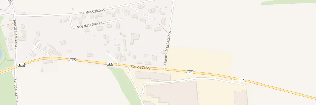 Plan du 35 Rue de Crécy à Pouilly-sur-Serre