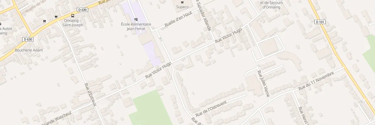 Plan du 65 Rue Victor Hugo à Onnaing