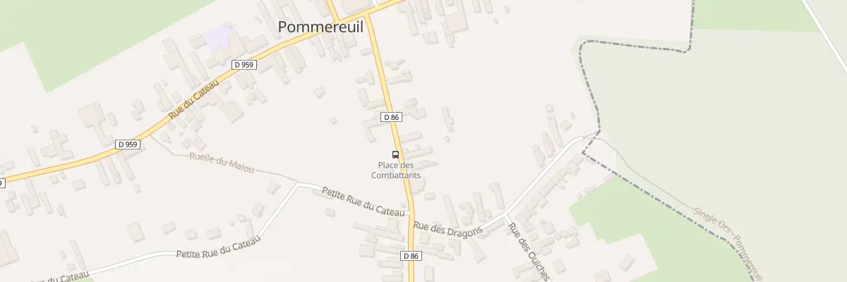 Plan du 9 Rue de Bazuel à Pommereuil