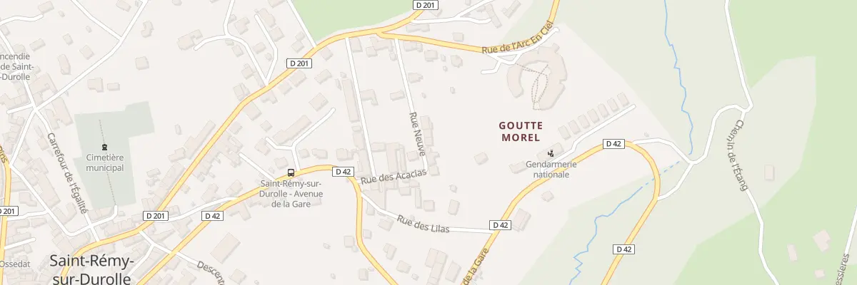 Plan du 6 Rue Neuve à Saint-Rémy-sur-Durolle