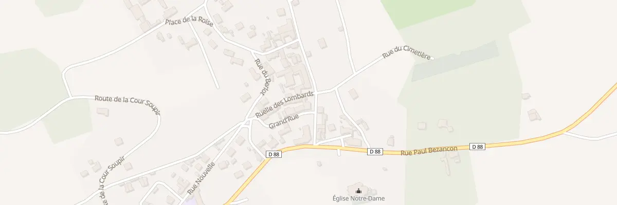 Plan du 9 Gr Grand Rue à Soupir
