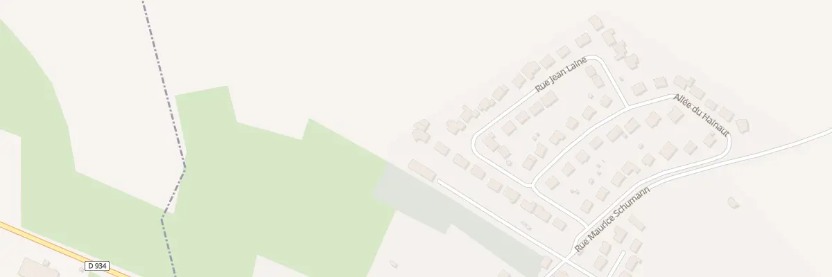 Plan du 4 Rue Jean Laine à Curgies