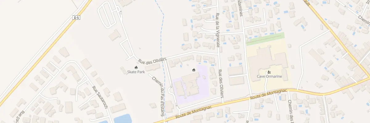 Plan du 17 Rue des Oliviers à Villeveyrac