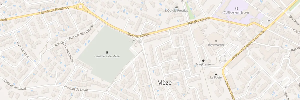 Plan du 23 Rue Raphael Bessou à Mèze