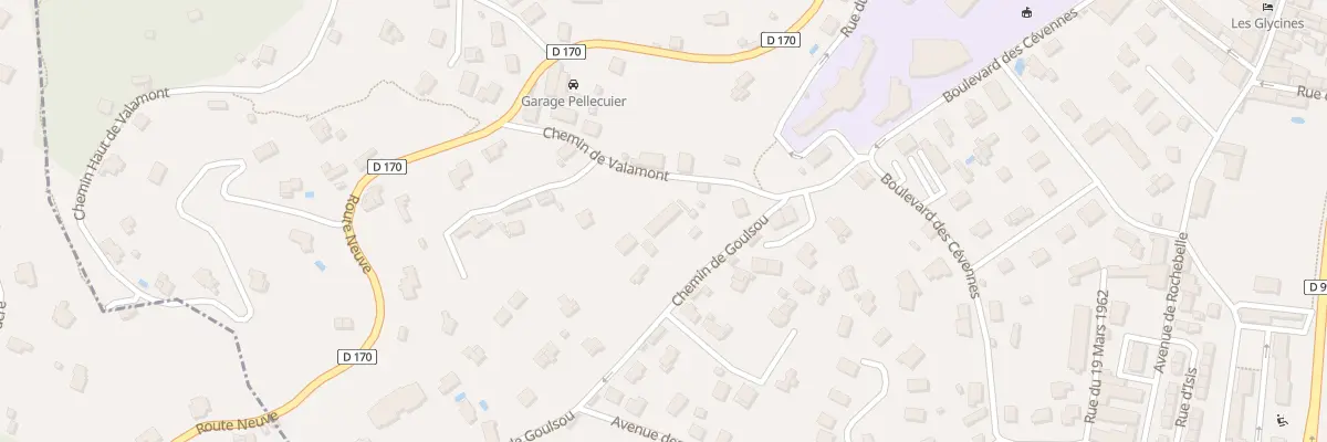 Plan du 9002 Valamont au Vigan