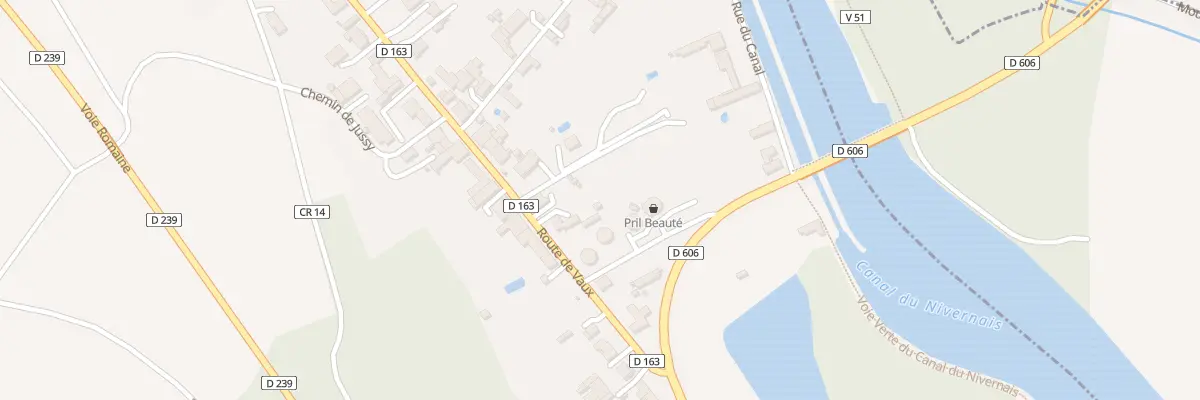 Plan du 8 Rte de Vaux à Escolives-Sainte-Camille
