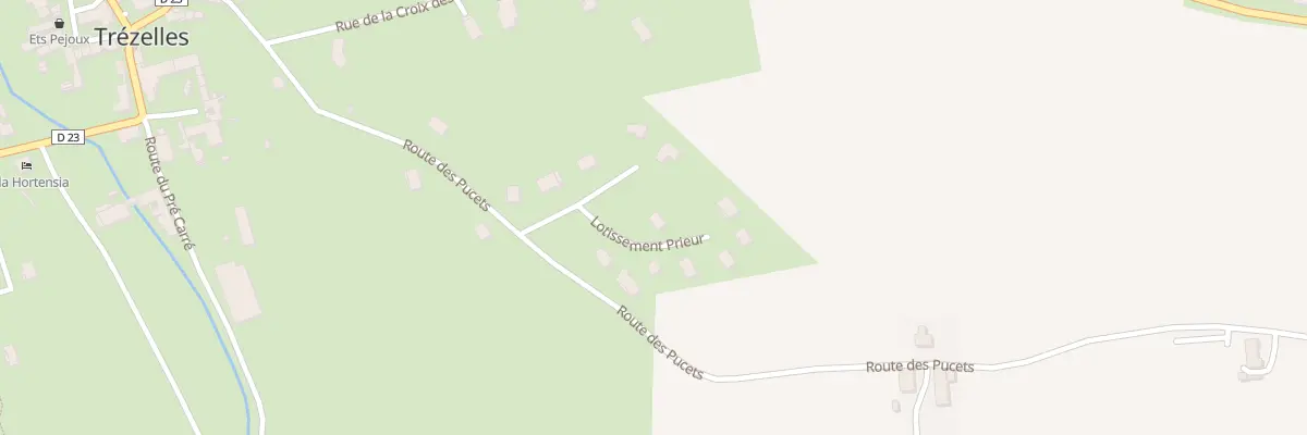 Plan du 5249 Prieur à Trézelles