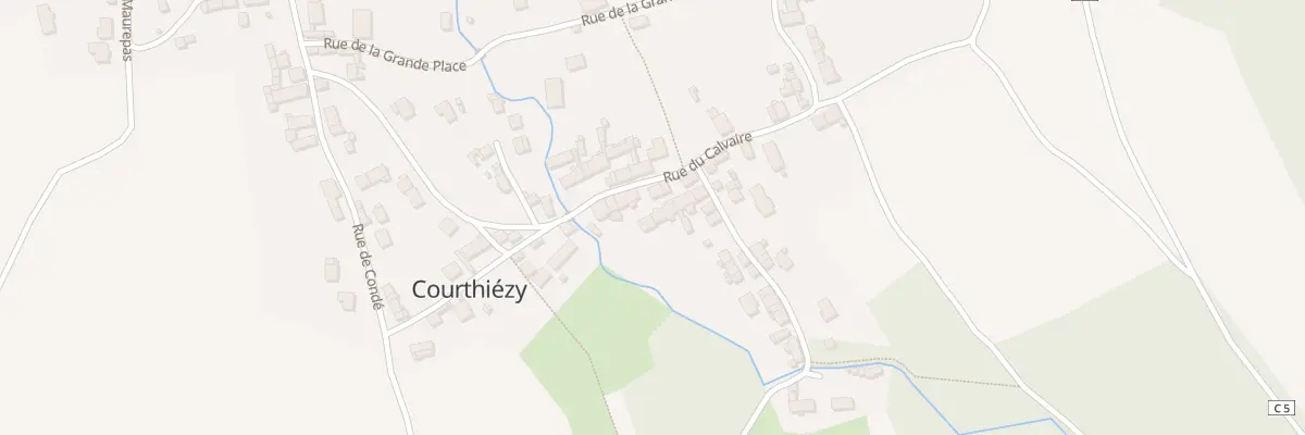 Plan du 8 Rue du Calvaire à Courthiézy