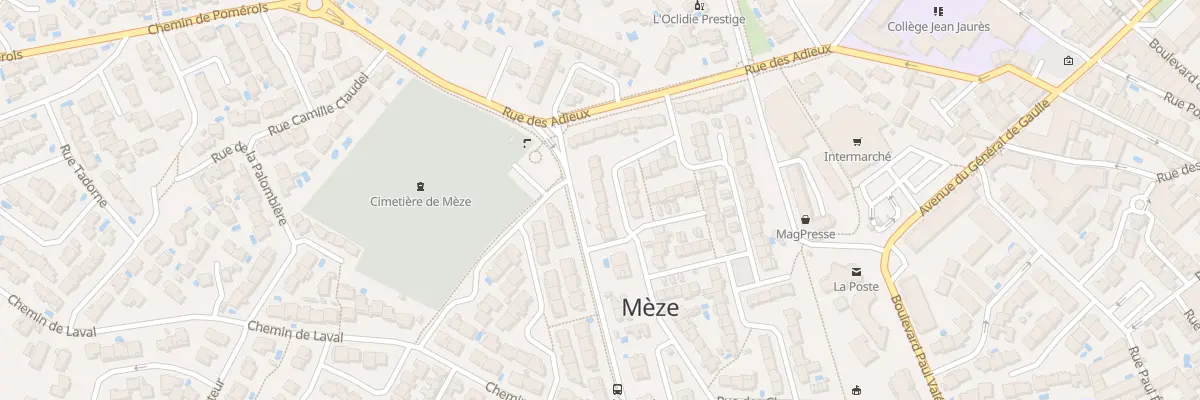 Plan du 19 Rue Raphael Bessou à Mèze