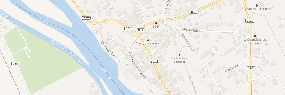 Plan du 47 Grande Rue à Champs-sur-Yonne