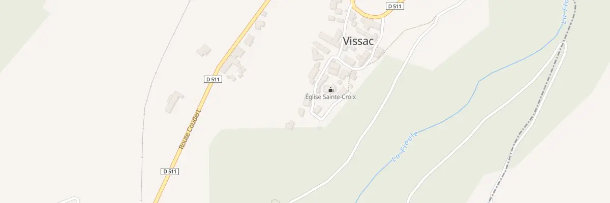 Plan du 7 Rue du Château à Vissac-Auteyrac